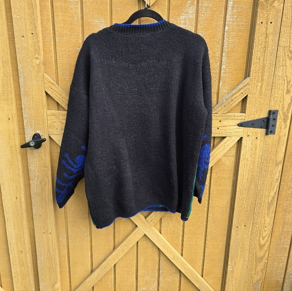 Colorful Halloween Sweater with Festive Motifs - Picture 3 of 3